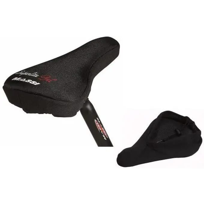Massi Gel Superlight Fietszadelhoes Zwart 210 x 270 mm
