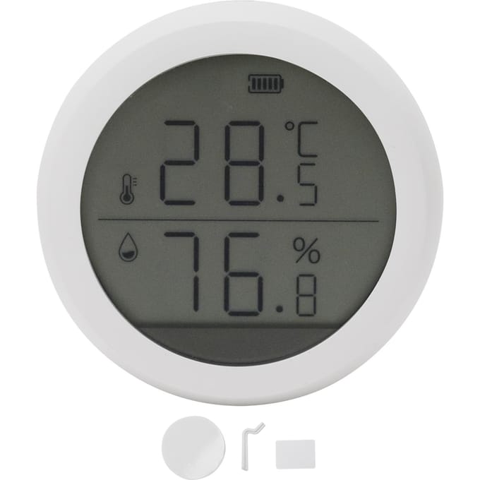 Temperatuur Vochtigheid Sensor LED Display Intelligente Apparatuur voor Thuis Kantoor white
