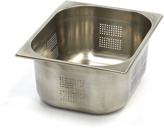 Gastronorm Bak - 1/2 GN - 15 cm Diep - RVS - Geperforeerd