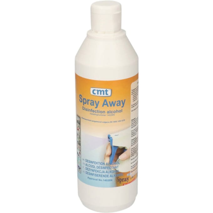 Desinfectie CMT Spray-Away alcohol 500ml exclusief verstuiver