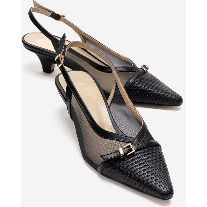 Laviera Mesh Slingback Pump