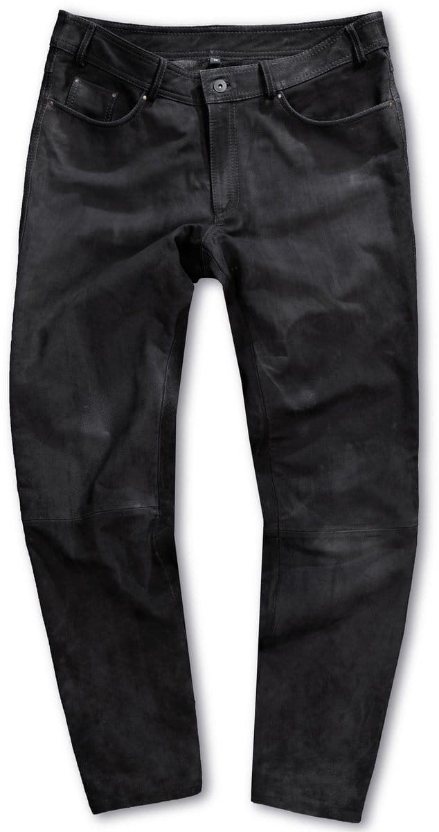 JP 1880 - Heren - leren broek regular fit 5-pocket buffelleer - Bruin - Maat 54