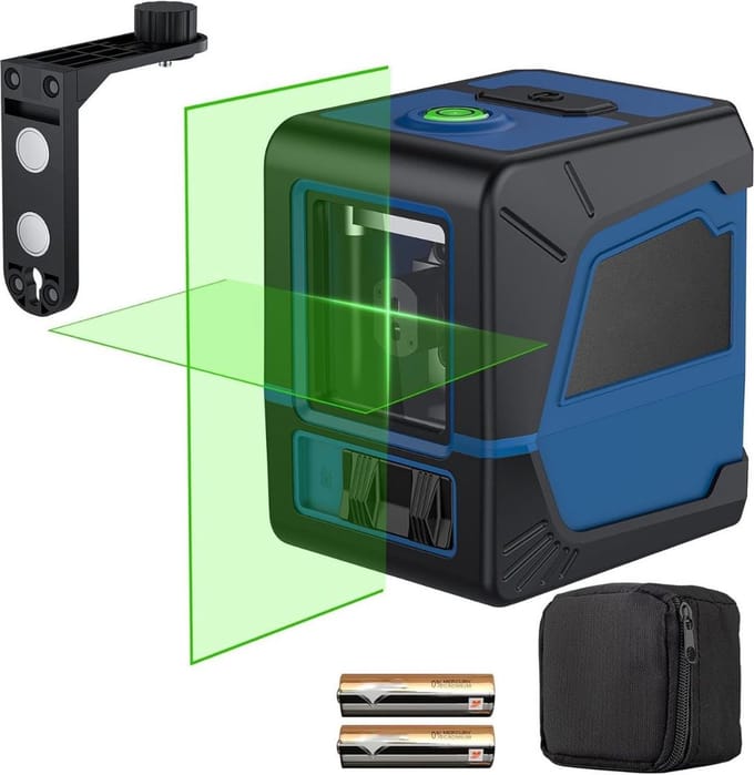 VELTRR® Kruislijnlaser - Lijnlaser - Bouwlaser Waterpas - Blauw