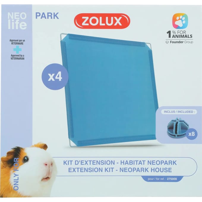 Zolux Neolife Neopark Cavia Uitbereidingsset Gesloten Panelen