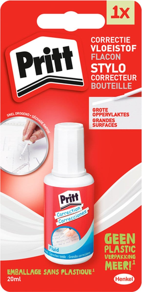Correctievloeistof pritt correct it 100225 20ml | 10 stuks