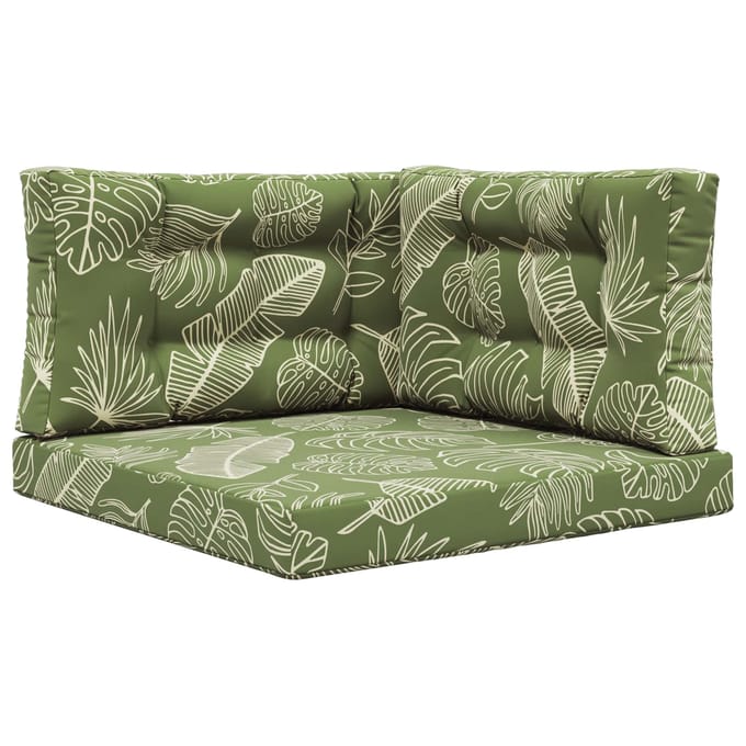 vidaXL - Buitenbankkussen - Polyester - Blad - Design - 80 - x - 80 - cm - Blad - Design