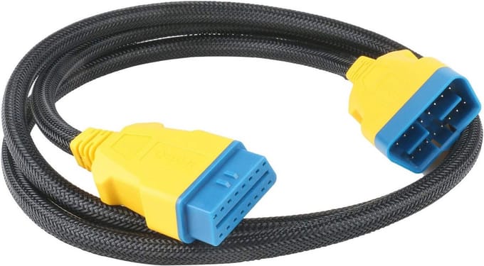 OBD-II Verlengkabel – 1.5m 16 Pin Mannelijk naar Vrouwelijk Adapter voor Auto Diagnostische Tool