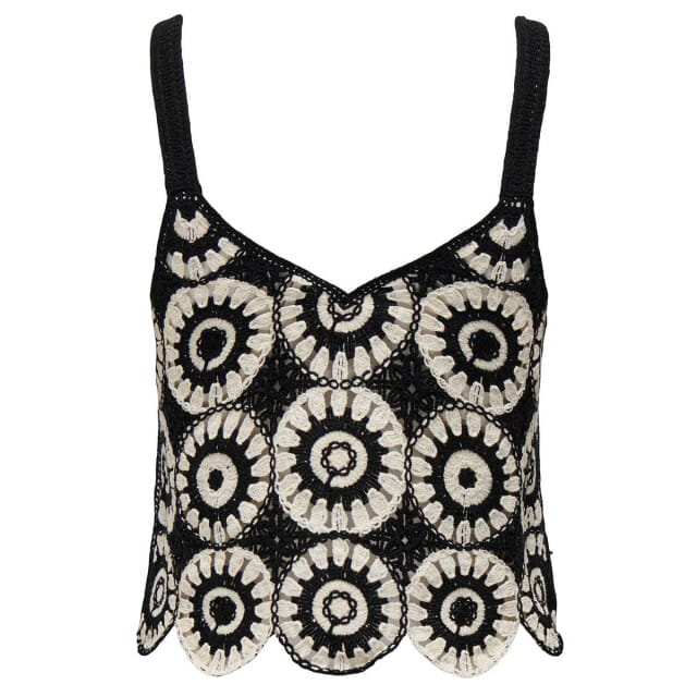 Only Top Onlyvonne S/l Top Jrs 15289731 Black/birch Dames Maat - M