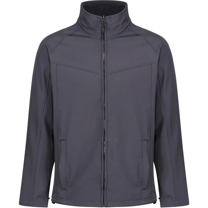 Regatta Professioneel Heren Uproar Softshell Windbestendig Fleece-jack (Afdichting Grijs)