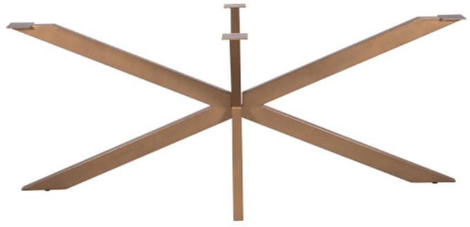 Matrixpoot Brons Ovaal/Rechthoek 190 cm Koker 4x8 cm