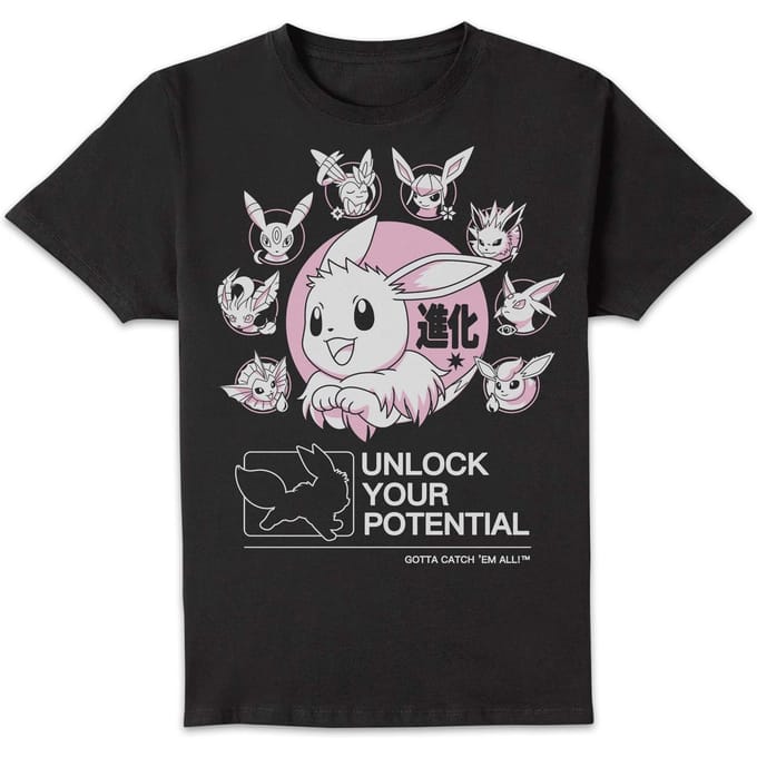 Pokémon Circle Of Eevee Evolutions Unisex T-Shirt - Black - M