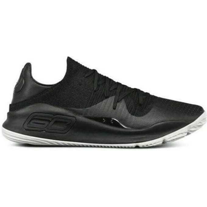 Under Armour Curry 4 Laag Heren Zwart Trainers