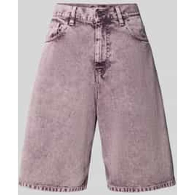 straight fit jeansshort in 5-pocket-design