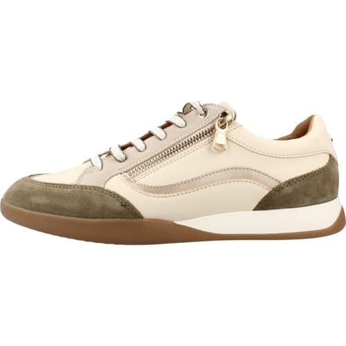 GEOX MARYEMY DAMES Sneakers - BEIGE/GROEN - Maat 40