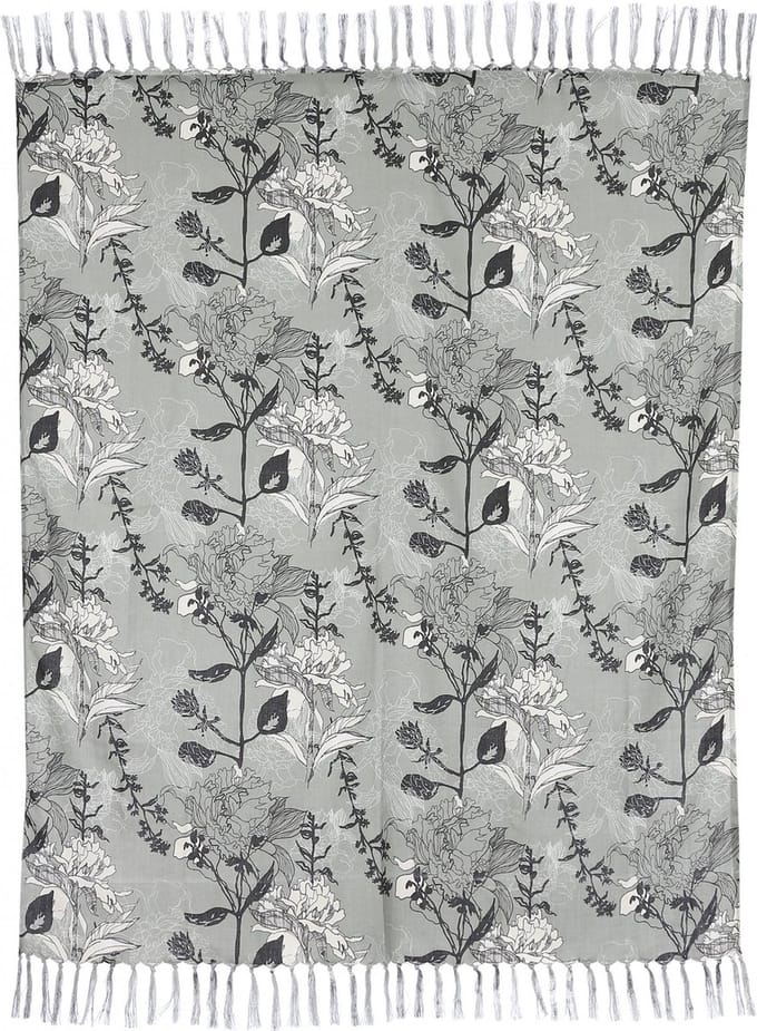 Mica Decorations Plaid Floria 150 X 130 Cm Plastic Groen