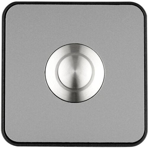 Grothe 64181 Bel RVS-look, Zwart