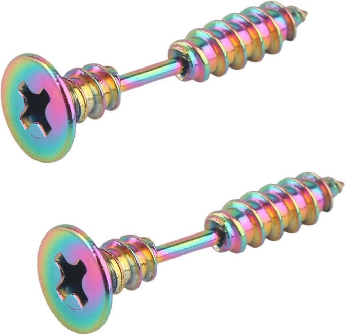Fako Bijoux® - Oorbellen - Schroef - Schroeven -  Multicolor