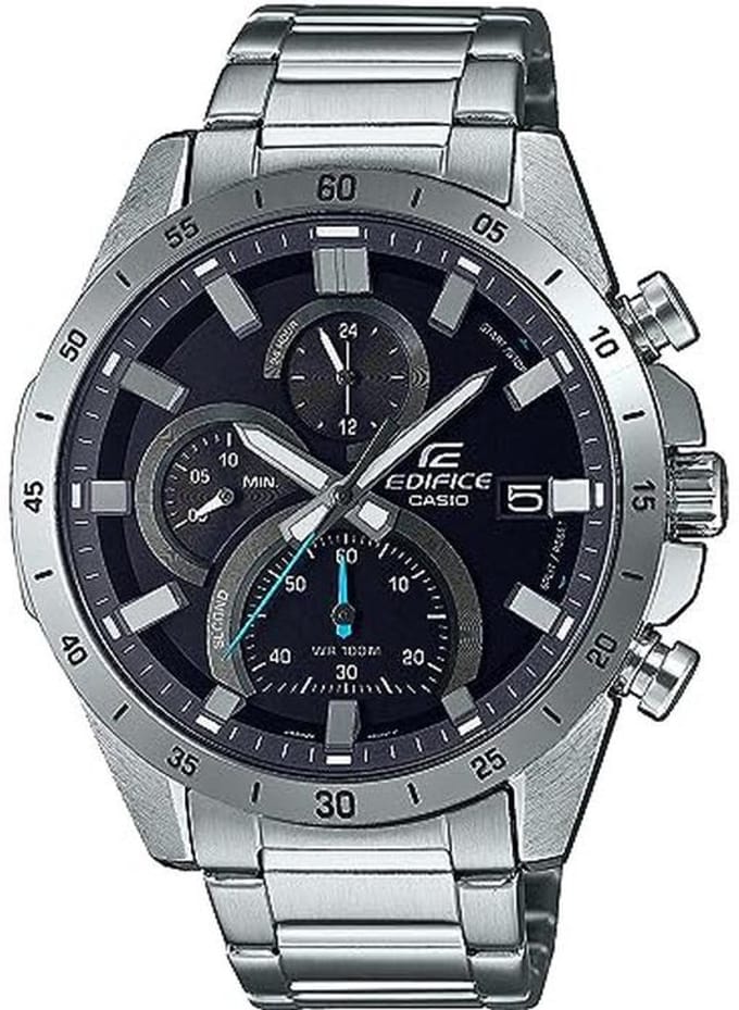 Zwart Horloge met Stopwatch en Waterbestendigheid