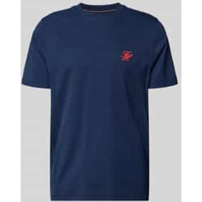 Tommy Hilfiger Script Monogram T-shirt Carbon Navy Taglia: S | Magliette basic Outlet | Uomo | Blu
