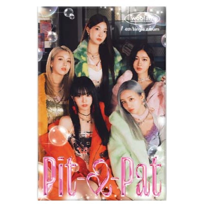 woo!Ah! 4e Single Album 'Pit-a-Pat' (Poca ver.) black