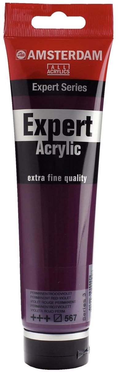 Acrylverf - 567 Permanentroodviolet- Amsterdam Expert - 150 ml
