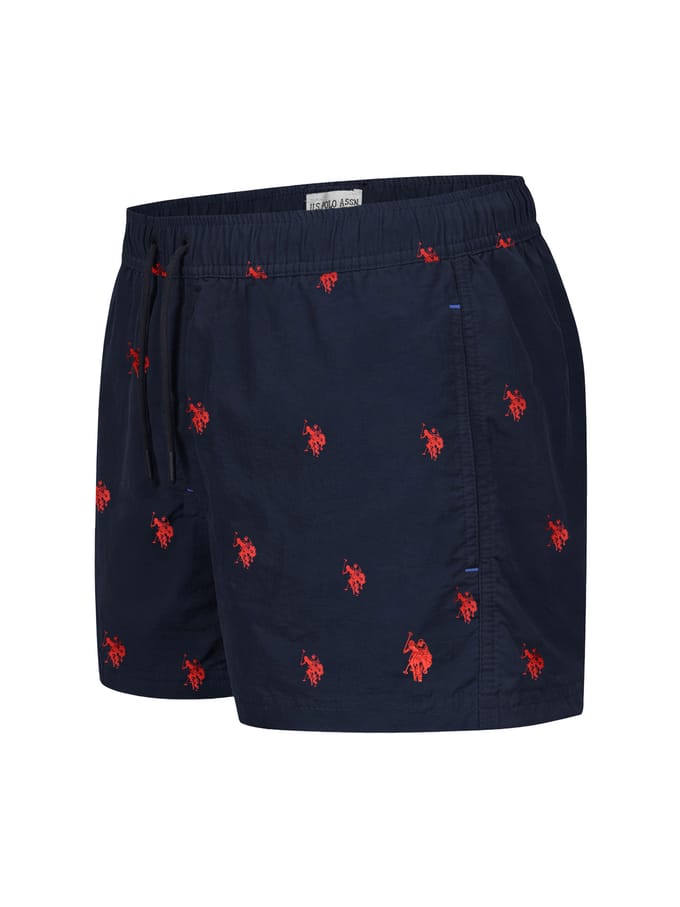 U.S. Polo Assn. heren zwemshort met allover logo design