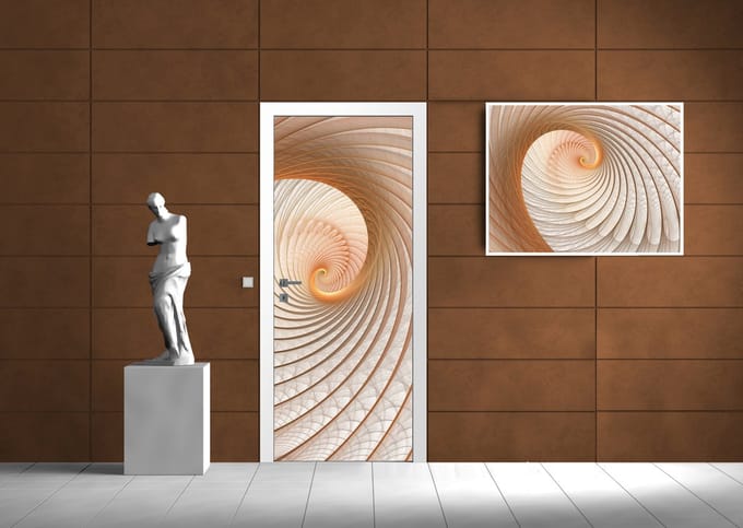 Abstract Swirl Photo Wallcovering