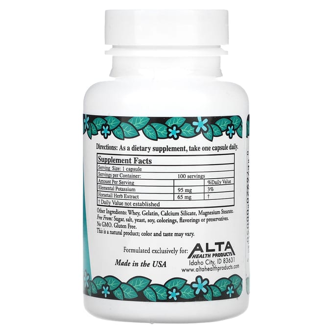 Kaliumchloride, Silica Plus, 100 Capsules