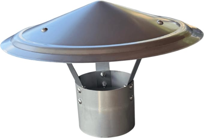 Regenkap - RVS - Standaard