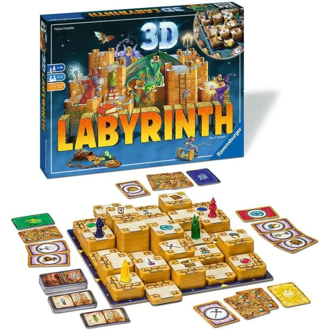Bordspellen 3d labyrint Ravensburger