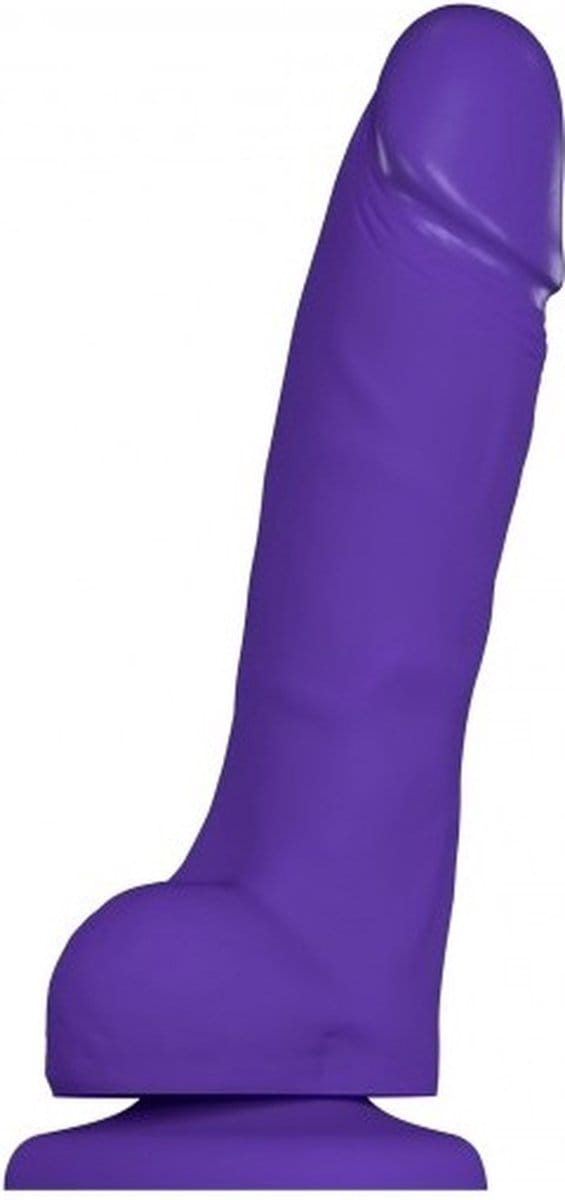 Strap-On-Me - Soft Realistic - Dildo Met Zuignap - Paars - Maat L