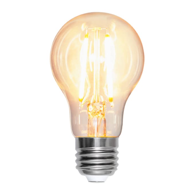 Standaard bol lamp - E27 - 8W - Extra Warm Wit - 2700K - Filament - Helder