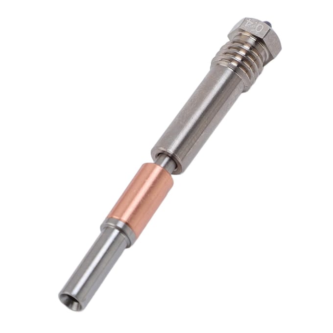 TZ4.0 Geïntegreerde Nozzle 0.4mm Gehard Staal 3D Printer Hotend Nozzle voor Bambu P1S P1P X1 X1C X1E gray