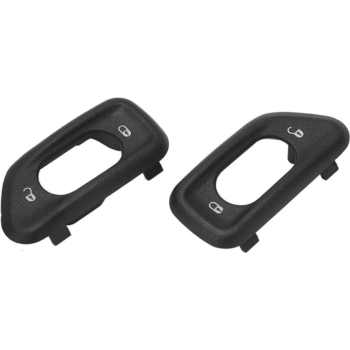 2 PIÈCES Cache Interrupteur de Verrouillage de Porte 68185910AA Côté Gauche Droit Remplacement pour Wrangler 2011 à 2017 black