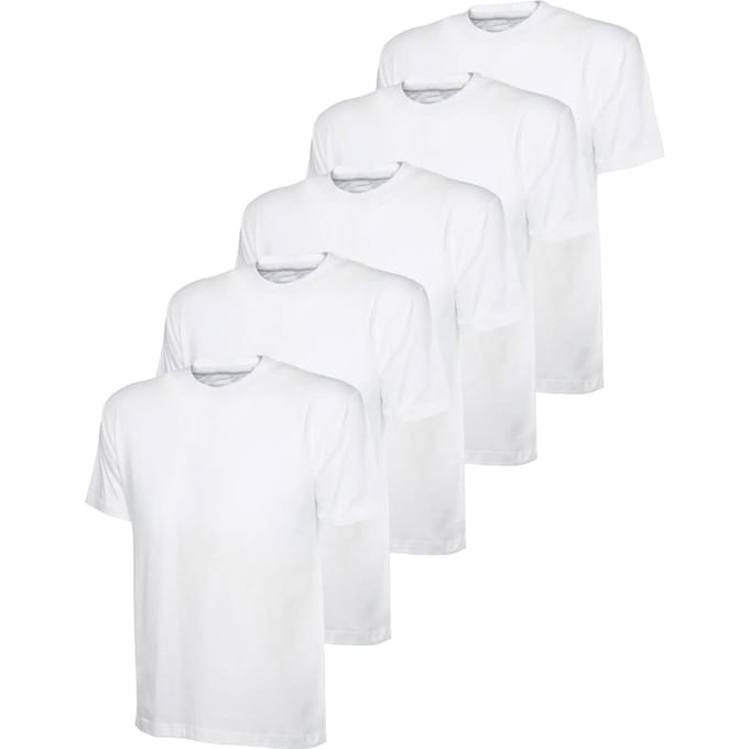 Kruze Vrouwen Crew Neck T-Shirts (5 Pack)