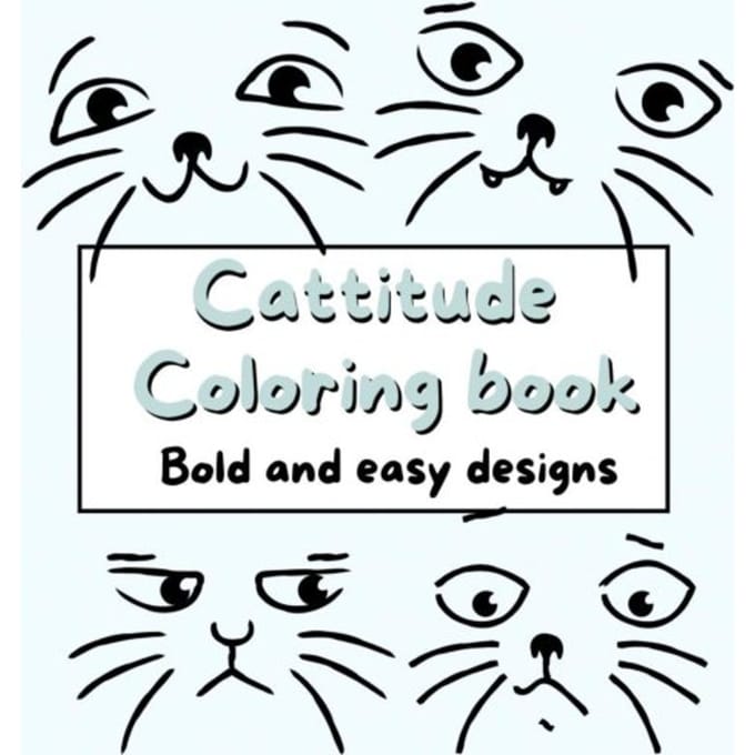 Cattitude Coloring Book - Sisi Belle