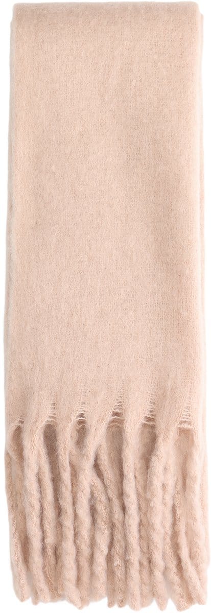 Emilie scarves - sjaal - wintersjaal - dames - basic - lang - Oat Milk / Lichtbeige