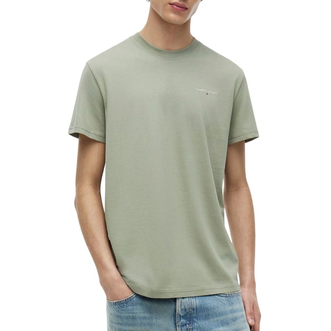 T-shirt Tommy Hilfiger Slim Linear Chest Logo Hommes
