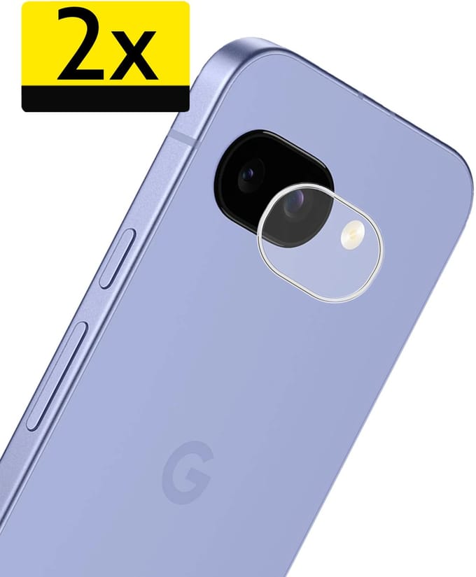 Camera Lens Protector - Geschikt voor Google Pixel 9a - 2 Stuks - Camera Screenprotector - Beschermglas - Gehard Glas - Tempered Glass - Screen Protector