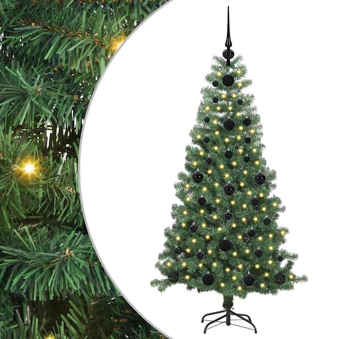 vidaXL Kerstboom Groen 120 cm PVC