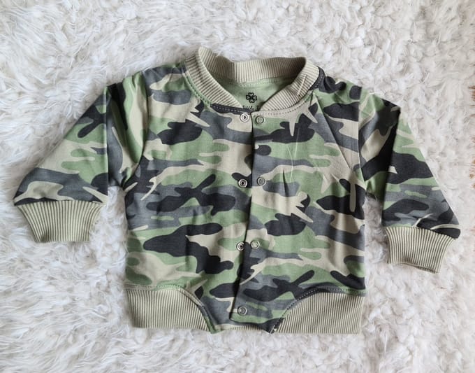 Little Jay jacket camo - jas - legerprint groen
