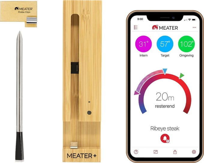 Meater Plus Draadloze Thermometer - Barbecuethermometer
