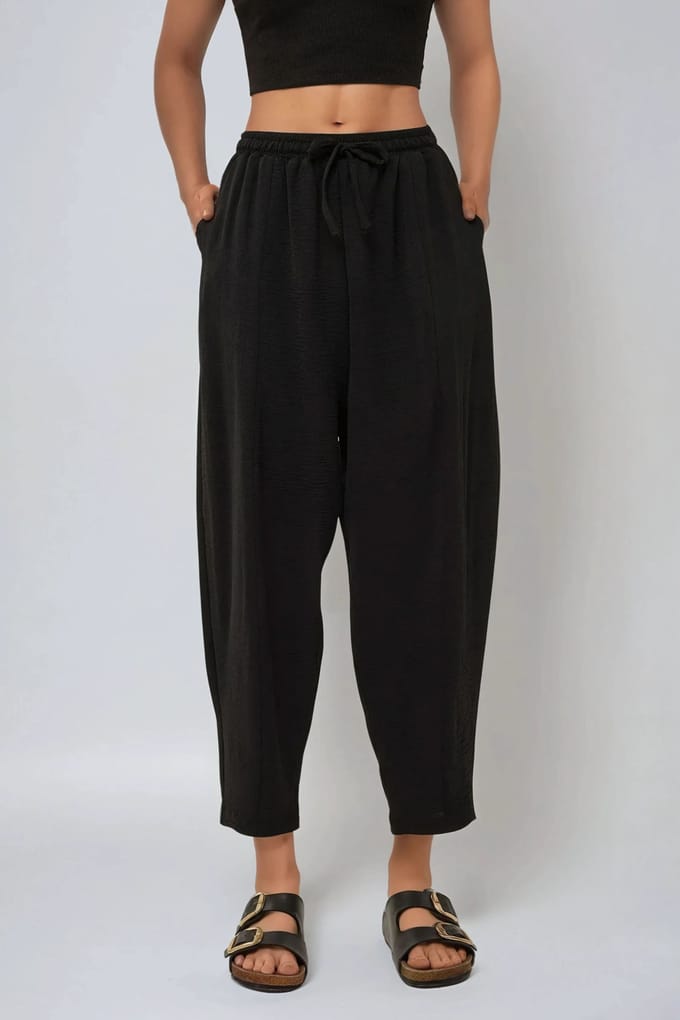 Elastische Taille Comfort Fit Broek