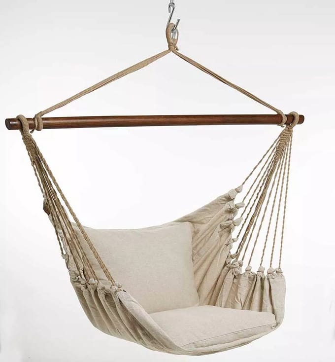 Lazy Rezt Hangstoel Lounger XXL Nature