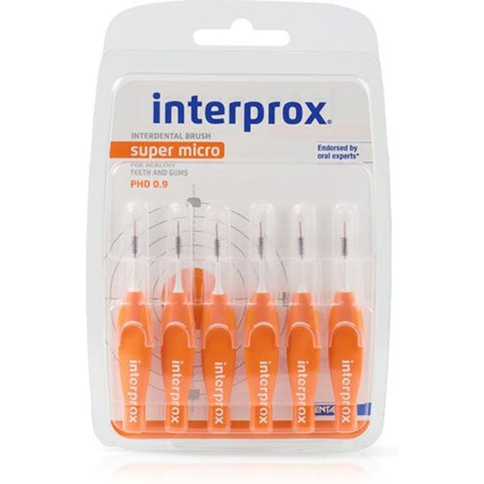 Interprox Super Micro - Oranje - PHD 0,9 mm - 6 Ragers