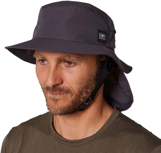 Ocean & Earth Indo Surf Hoed Zwart,Grijs S