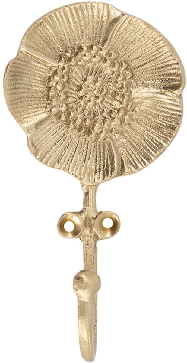Doing Goods Mia Poppy Hook - Brass Gold Matt