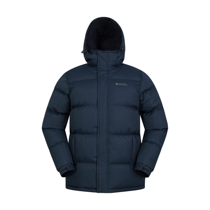 Mountain Warehouse Gewatteerd heren sneeuwjack (Marine)