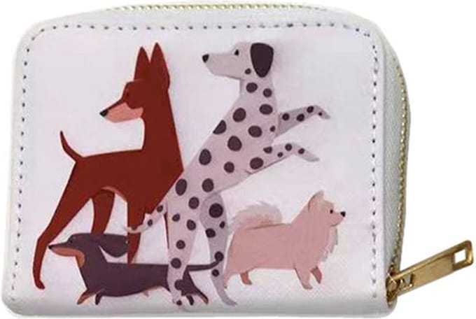 Portemonnee Barks Hond Rondrits - Small - 9x11x2cm