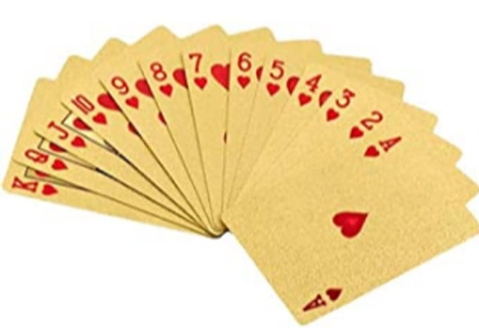 Go Go Gadget - Speelkaarten - Pokerkaarten - Waterproof - Reisspel - 1 set - Goud